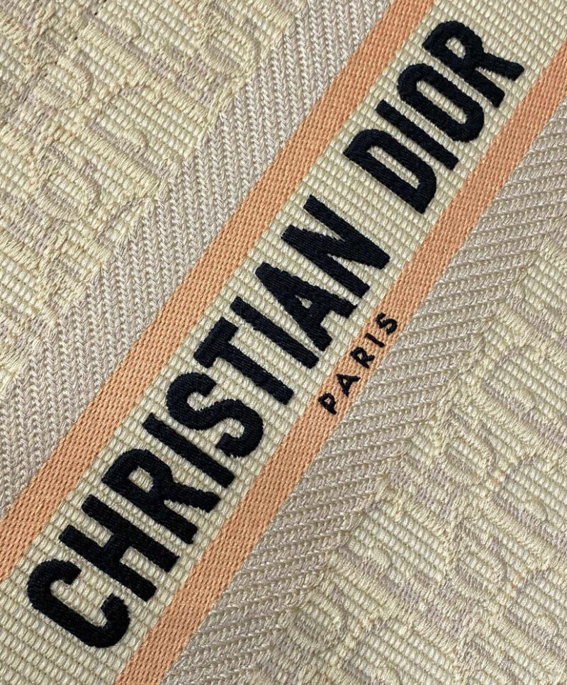 Christian Dior Small Dior Book Tote Apricot